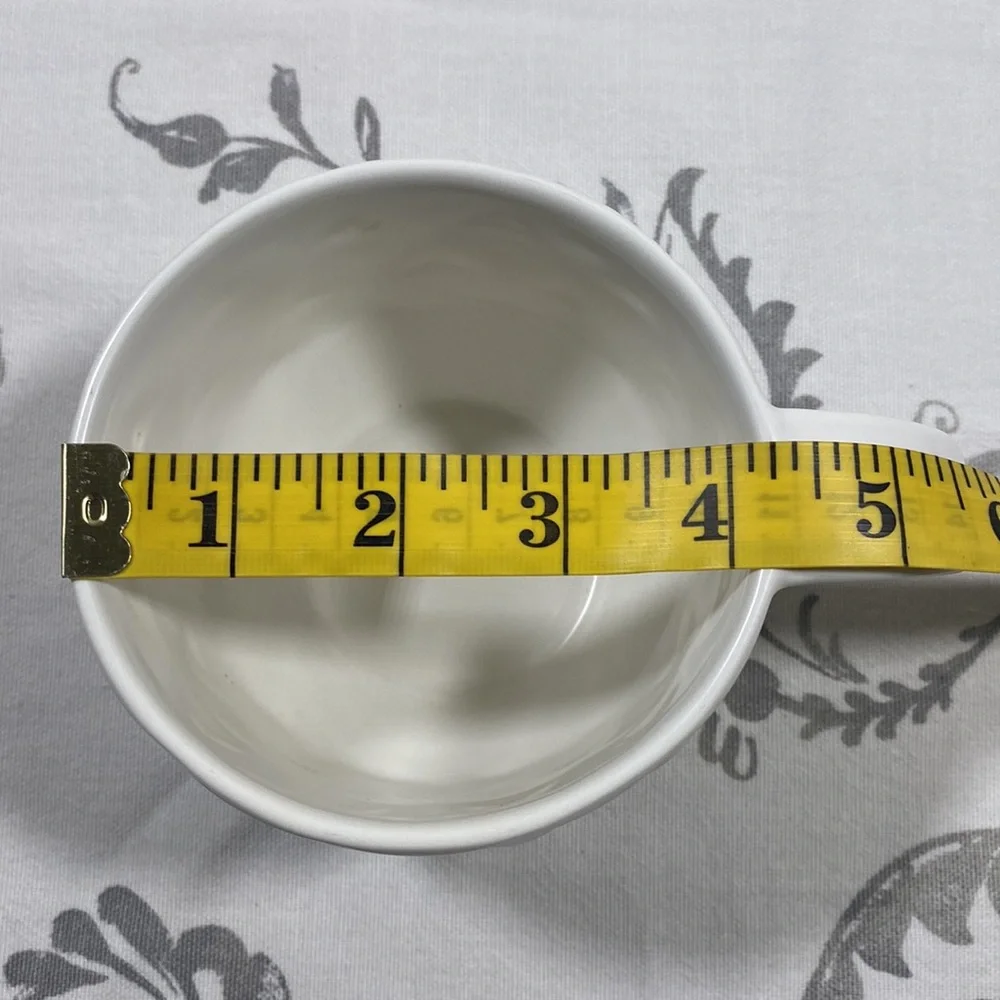 Starbucks Mug 3D White Mermaid Scales / Diamonds New‎ Bone China 2013